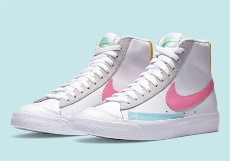 nike blazer weiß rosa|nike blazer high top.